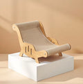 Fauteuil à gratter en bois de sisal pour chat